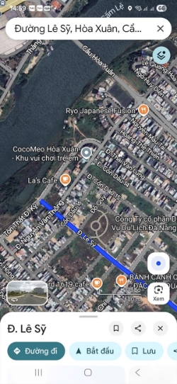 Bán đất đường lê sỹ - sát sông - vị trí cực đẹp