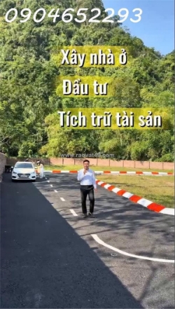 Bán đất lương sơn, hòa bình giá 365tr sẵn sổ