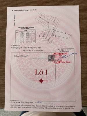 Bán đất mặt tiền xtt59 – bà điểm  vị trí vàng – giá mềm bất ngờ!