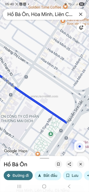 💥bán đất mt 7,5m đường hồ bá ôn - vị trí kinh doanh tốt- hiện đang cho thuê