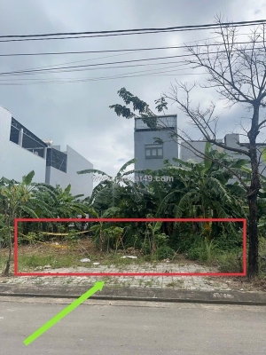 Bán đất mt bàu mạc 20 - lô kẹp cống 1,5m bên hông xây nhà thoáng mát