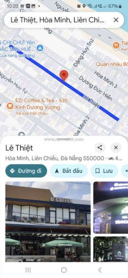 Bán đất mt đường lê thiệt - hoà minh - đà nẵng