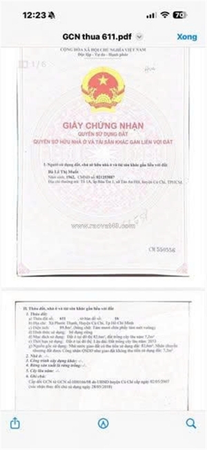 Bán đất tặng nhà chính chủ ngay đường tỉnh lộ 7, xã phước thạnh, huyện củ chi -