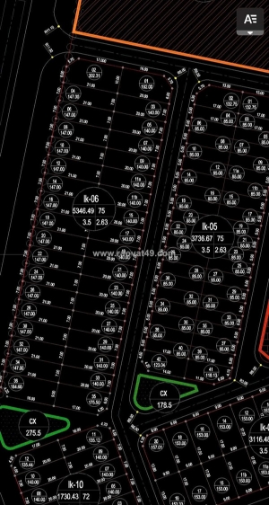 Bán lô 140m2 hàng hiếm khu liền kề 06, kđt handico vinh tân