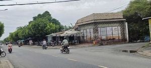 Bán lô đất 2 mặt tiền thị trấn hóc môn 7.2x14m giá 8.299t