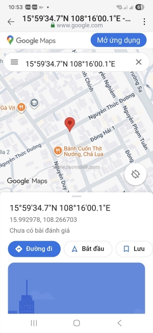 Bán lô đất biển góc 2mt đường 10m5 nguyễn thức đường – ngay marriott resort