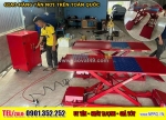 Bàn nâng sửa xe máy cho tiệm – gara, khung thép chắc chắn