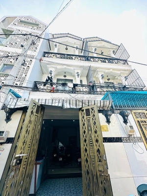 Bán nhà 4 tầng hẻm xe hơi đường hiệp bình 68m2 5 phòng ngủ hoàn công đủ 6,5 tỷ