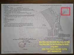 Bán nhà giá tốt nhất khu vực, cơ hội cho nhà đầu tư tại phường cự khối , long