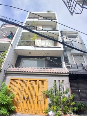 Bán nhà hẻm 7m  gò dầu gần tân sơn nhì, 6x12,5m, 6 tâng - 5 pn, hạ sâu còn 12,8