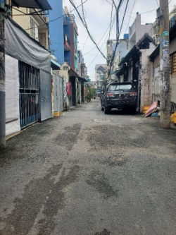 Bán nhà hxh gò dầu tân phú, (60m²) 4m x 15m x 5 tầng, 6pn, gần chợ tân hương