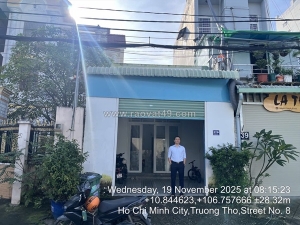 Bán nhà mặt tiền 37d đường số 8 p. trường thọ tp thủ đức