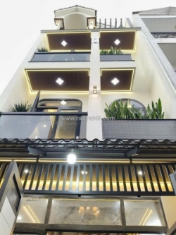 Bán nhà mới ở ngay hẻm 6m bùi quang là, gần phan huy ích, 5,2x12m, 4 t - 5pn,