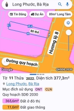 Bán nhanh lô mặt tiền đường hương lộ 8, tam long hcm.
_ dt:8mx45 m(80 thổ)