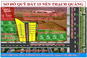 Bán nhanh mảnh đất vị tri đắc địa ngay sát khu công nghiệpthạch quảng diện tích