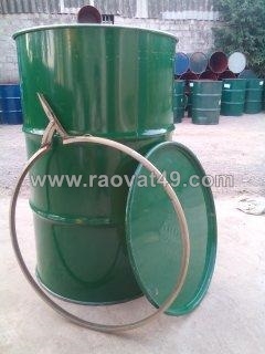 Bán thùng phuy sắt cũ, phuy sắt dùng 1 lần, phuy cũ độ mới cao