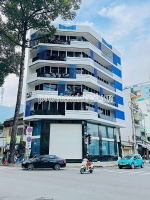 Bán toà nhà góc 2 mt nguyễn chí thanh, q10, 8xm, 1 hầm  + 7 tầng