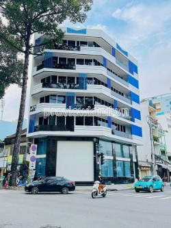 Bán toà nhà góc 2 mt nguyễn chí thanh, q10, 8xm, 1 hầm  + 7 tầng