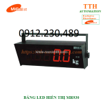 Bảng led hiển thị cân điện tử mr930 5 số led đỏ, size 3 inch