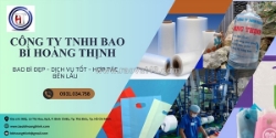 Bao bì hoàng thịnh - xưởng sản xuất bao bì pe, hdpe túi, cuộn