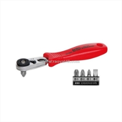 Bộ tay vặn và 5 mũi vít dùng trong góc hẹp anex no.525-5b