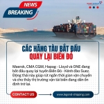 Các hãng tàu bắt đầu quay lại biển đỏ