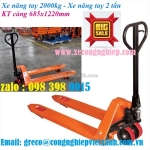 Cách kiểm tra xe nâng tay trước khi mua