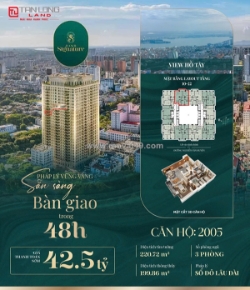 Căn 2005 hanoi signature – view hồ tây, rộng gần 200m², thanh toán 42.5 tỷ –