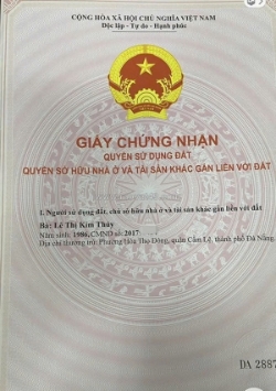 Cần bán chung cư phong bắc 52m2 có 2pn tại số 02 lê hy - hoà thọ đông - cẩm lệ - đà nẵng