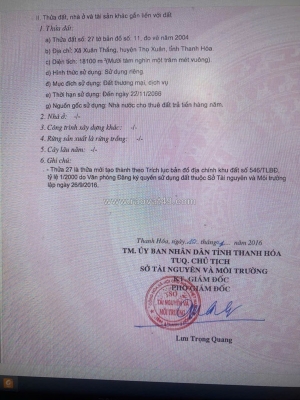 Cần chuyển nhượng lô đất thương mại dv 000m2 ngay ngã tư sao vàng.