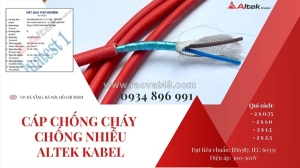 Cáp chống cháy chống nhiễu 2x0.75 giao ngay cần thơ, đồng nai, long an.