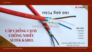 Cáp chống cháy chống nhiễu 2x2.5 mm2 giao ngay cần thơ, đồng nai, long an.