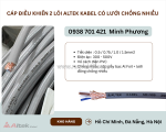 Cáp điều khiển 2 lõi altek kabel có lưới chống nhiễu đà nẵng, quảng bình, khánh hòa