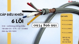 Cáp điều khiển 6 chống nhiễu đà nẵng – hà nội – hồ chí minh