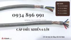 Cáp điều khiển 6 lõi chống nhiễu hà tĩnh, nghệ an, thanh hóa