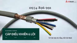 Cáp điều khiển 6x0.75 mm2 chống nhiễu bình dương, long an, cần thơ