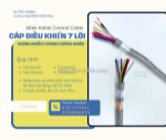 Cáp điều khiển 7x0.5, 7x0.75, 7x1.0, 7x1.5 đà nẵng, hà nội, hcm