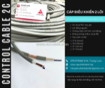 Cáp điều khiển rvvp/cxv 2x0.5, 2x0.75, 2x1.0, 2x1.5 hà nội, đà nẵng, hcm