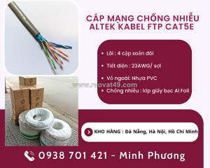 Cáp mạng chống nhiễu altek kabel ftp cat5e hà nội, bình định, quảng bình