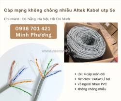 Cáp mạng không chống nhiễu altek kabel utp 5e khánh hòa – bình định – gia lai