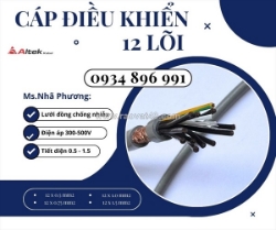 Cáp tín hiệu chống nhiễu 12x1.0 quảng bình, quảng nam, quảng ngãi