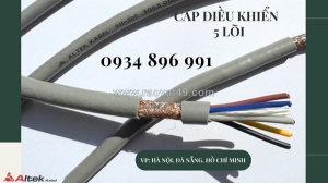 Cáp tín hiệu chống nhiễu 5x1.5 mm2 khánh hòa – bình định – gia lai