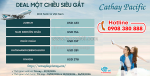Cathay pacific khuyến mãi vé máy bay cuối năm