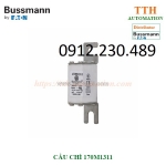 Cầu chì bussmann 170m1311 kiểu cầu chì bán dẫn(cắt nhanh), thuộc nhóm gr – bảo vệ quá tải và ngắn mạch