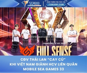 Cđv thái lan “cay cú” khi việt nam giành hcv liên quân mobile sea games 33