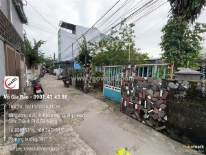 Chính chủ bán 206m2 đất sẵn nhà c4 chưa qua đầu tư trung tâm ngũ hành sơn, đà