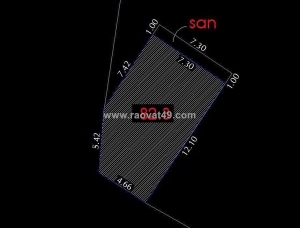 Chính chủ bán – lô góc 2 mặt tiền ngã tư vip – thị trấn hóc môn