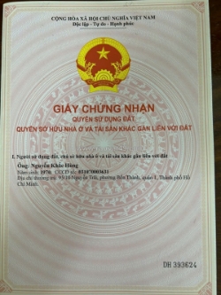 Chính chủ cần bán nhà nở hậu mặt tiền đường nguyễn hữu trí, ngay trung tâm xã tân nhựt mới