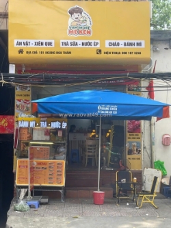 Chính chủ sang nhượng cửa hàng bánh mì – nước ép tại hoàng hoa thám , ba đình,