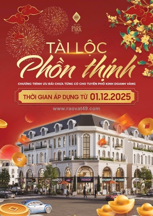 Chính sách mới – ưu đãi lớn chưa từng có tại âu cơ park city